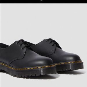 Black Doc Marten loafers